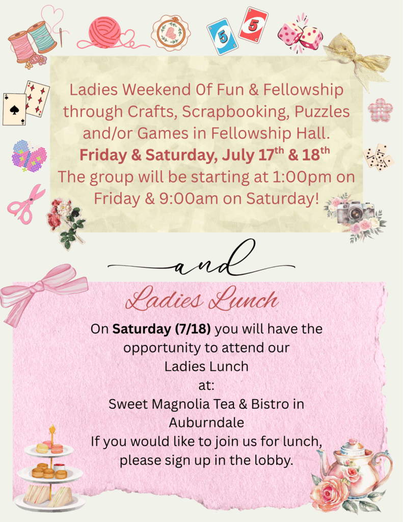 Ladies WeekendLunch